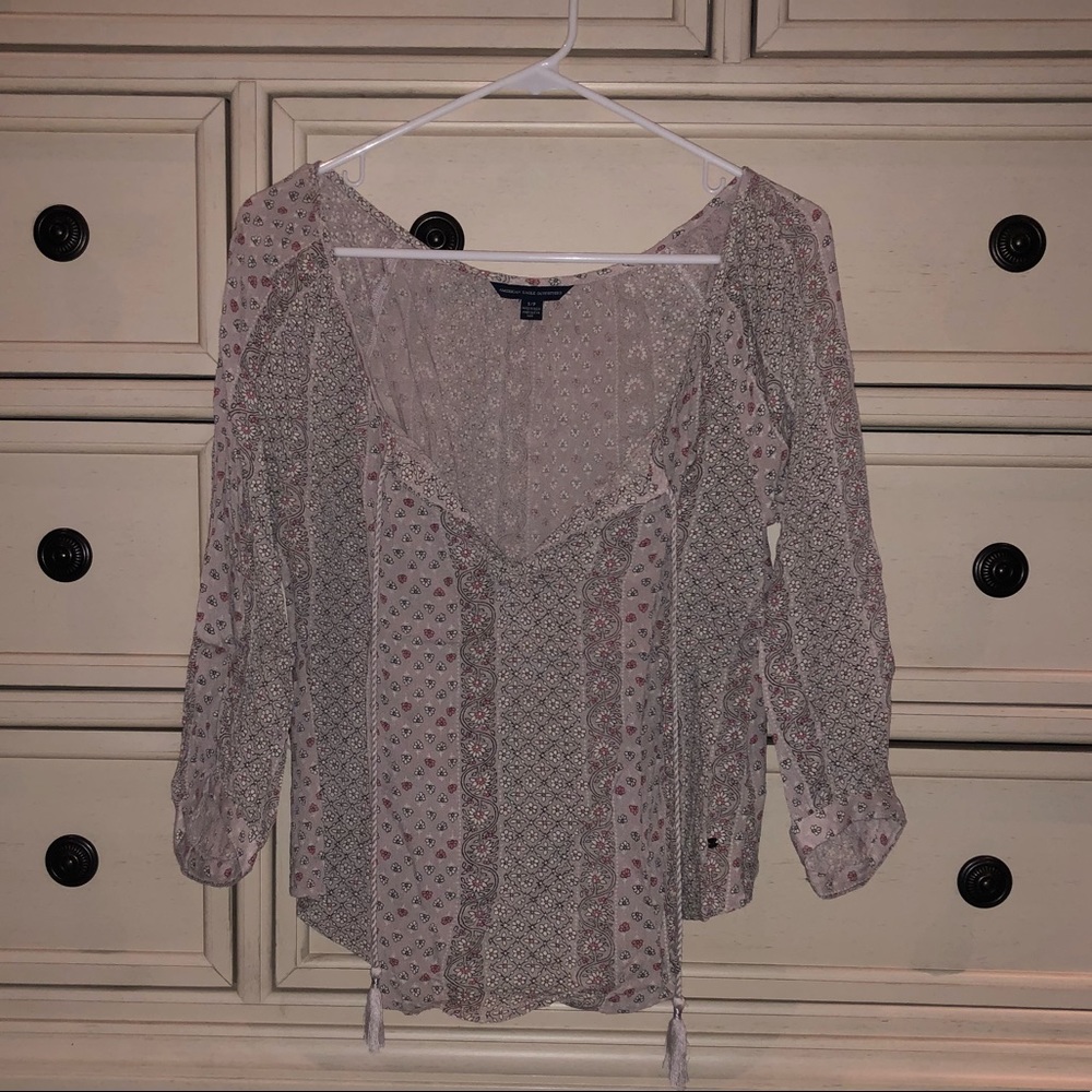 AEO Half Sleeve Blouse